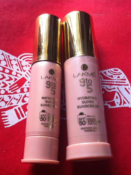Lakme 9 to 5 Mattifying and Hydrating Super Suncreens - Review Lakme 9 to 5 Mattifying and Hydrating Super Suncreens - Review
