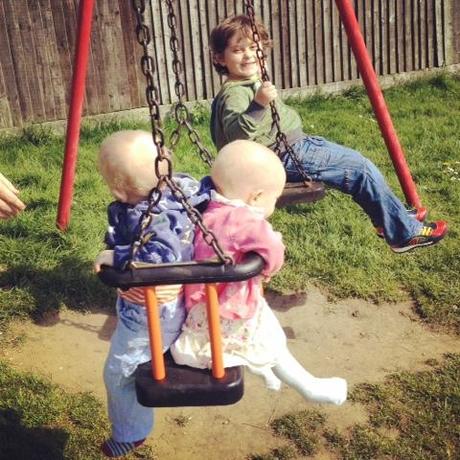 Three Kids, Two Swing - 103/365