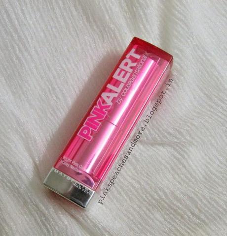Maybelline ColorSensational Pink Alert Lipstick- POW 2| Review and Swatches