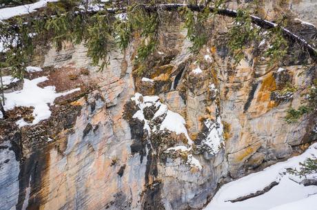A look into the Maligne Canyon