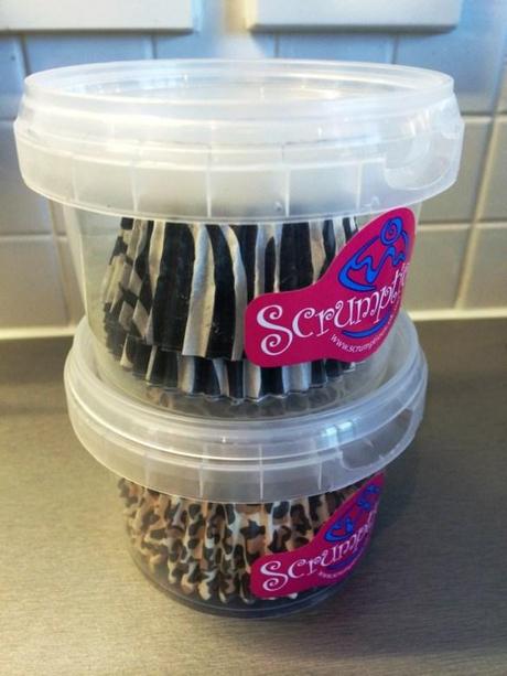 scrumptious cupcake cases animal print leopard and zebra