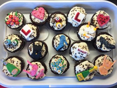 hen party cupcakes ideas l plates flower bouqets mr and mrs shoes underwear sets champagne