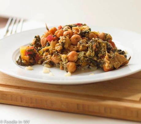 Slow Cooker Curried Chickpeas and Spinach