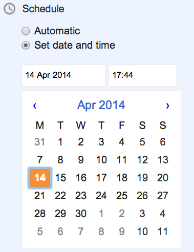 Today's Review: Blogger's Scheduling Feature