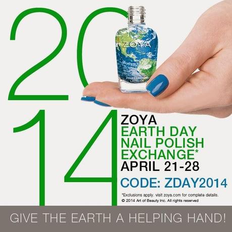 2014 Zoya Earth Day Nail Polish Exchange