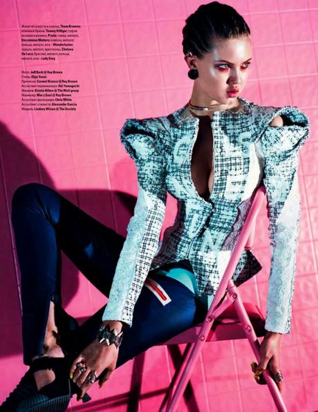 Lindsey Wixson For Vogue Magazine, Ukraine, May 2014