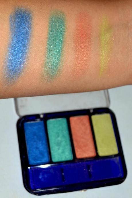 COVERGIRL TROPICAL FUSION EYESHADOW REVIEW AND SWATCHES