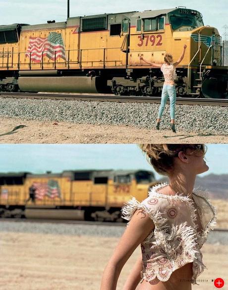 Frida Gustavsson by Matt Jones for Elle Magazine, Italia, May 2014 Frida Gustavsson by Matt Jones for Elle Magazine, Italia, May 2014