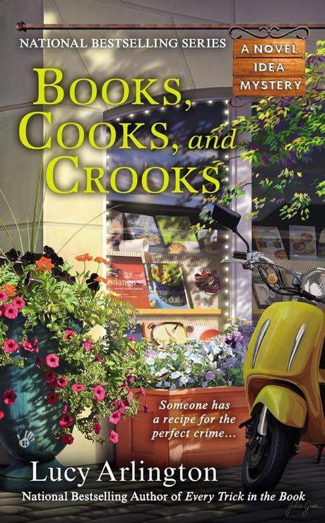Review:  Books, Cooks and Crooks by Lucy Arlington