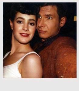 Sean-Young-and-Harrison-Ford-on-the-set-of-Blade-Runner