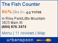 The Fish Counter on Urbanspoon
