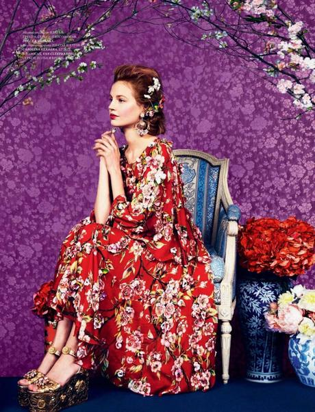 Elisabeth Erm For Harpers Bazaar Magazine,Russia, May 2014 Elisabeth Erm For Harpers Bazaar Magazine,Russia, May 2014