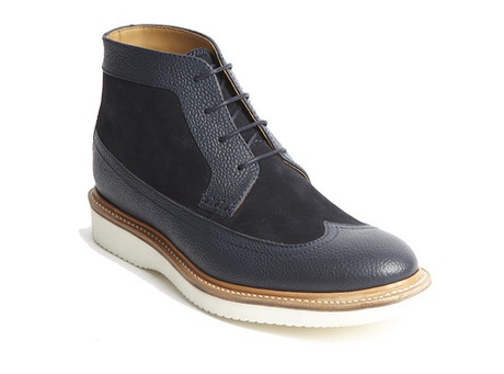 Oh So Right in Navy and White: Oliver Sweeney Kleber Chukka Boot