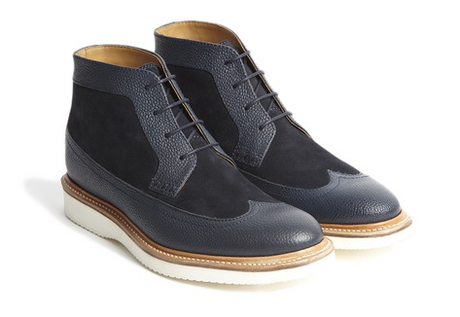 Oh So Right in Navy and White: Oliver Sweeney Kleber Chukka Boot