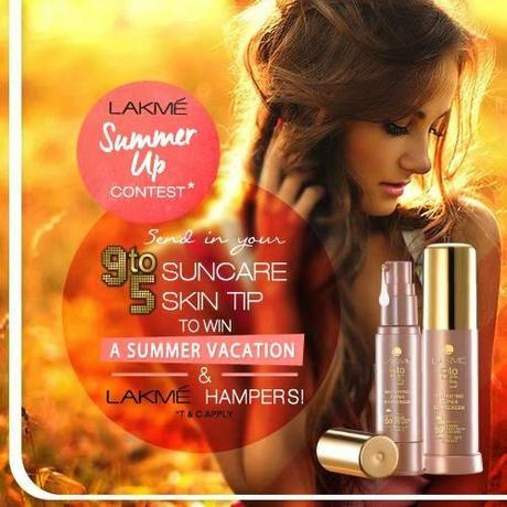 Lakmé 9to5 Super Sunscreen presents ' LAKME SUMMER UP CONTEST' Lakmé 9to5 Super Sunscreen presents ' LAKME SUMMER UP CONTEST'