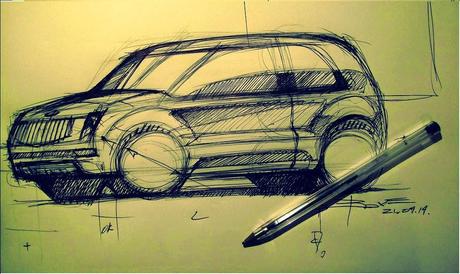 Car Sketch Tutorial by Luciano Bove