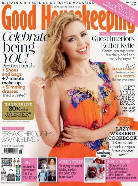 Kylie Minogue For Good Housekeeping Magazine, UK, May 2014