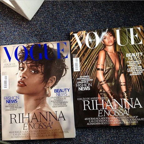 Rihanna Covers Vogue Brazil