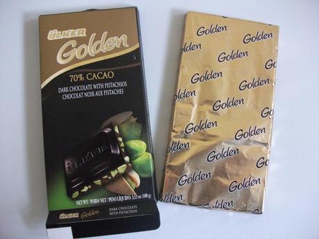 Ülker Golden 70% Cacao with Pistachios - Turkish Dark Chocolate Bar Review