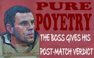 Pure Poyetry: Incredible fans see ten man Cardiff demolished Jake captures the Bard, with thanks to Owen Lennox