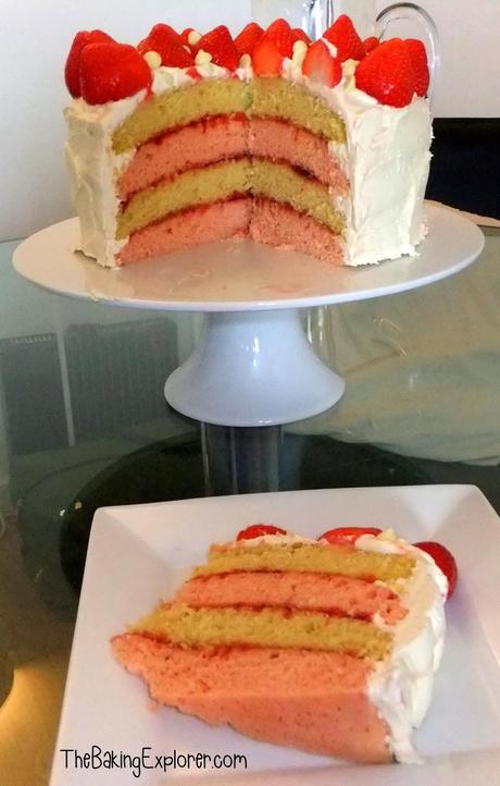 Strawberry & Vanilla Cake Strawberry & Vanilla Cake