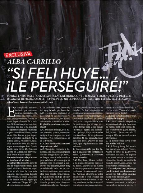 Alba Carrillo For Hoy Corazon Magazine, Spain, Abril 2014