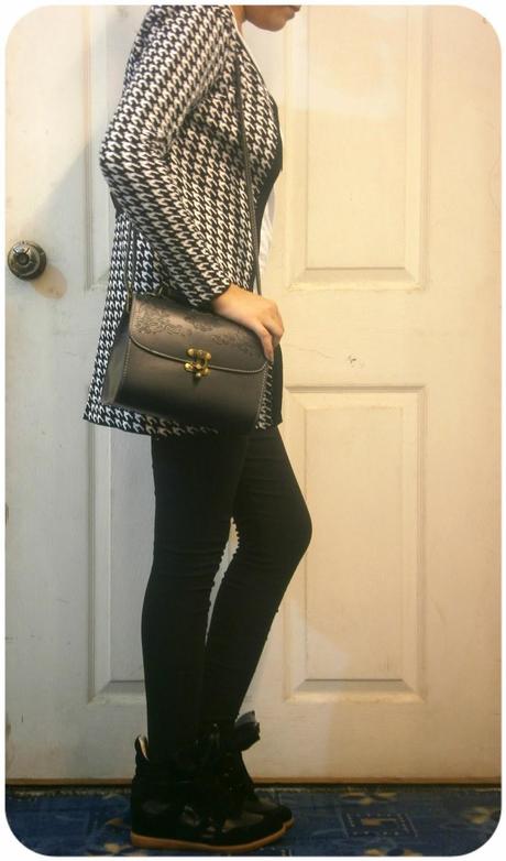 OOTD: Houndstooth OOTD: Houndstooth