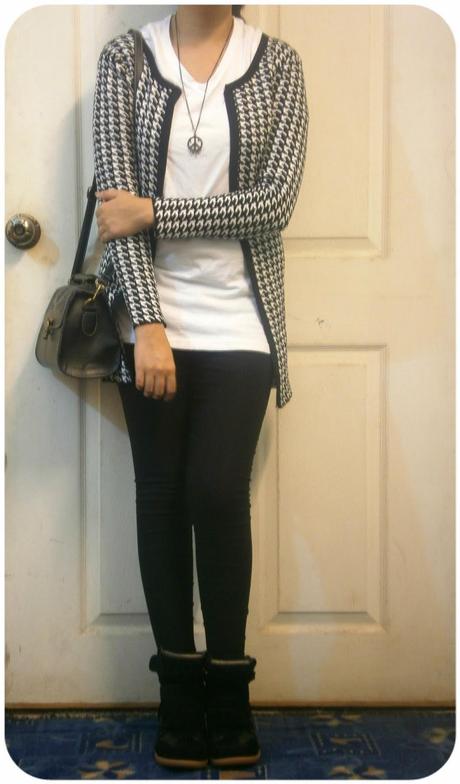 OOTD: Houndstooth OOTD: Houndstooth