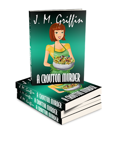 A CROUTON MURDER BY J.M. GRIFFIN- REVIEW AND GUEST BLOG