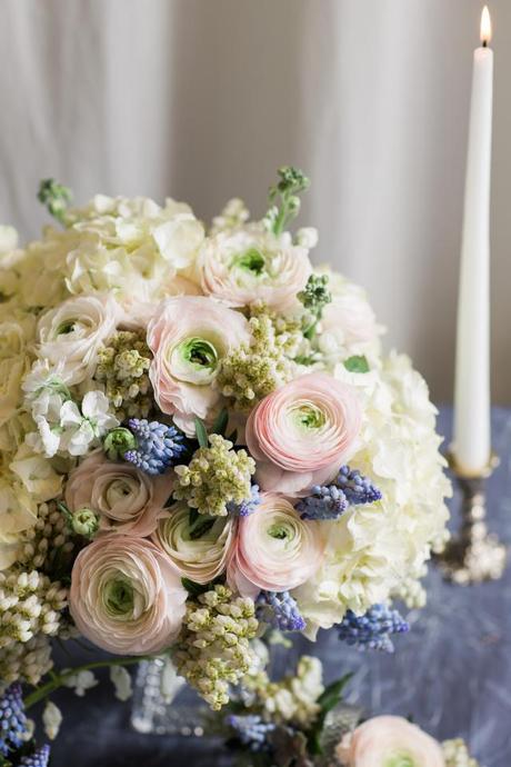 Floral Inspiration Ⅱ: Romantic Pastels wedding centerpieces