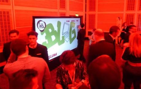 National Blog Awards 2014 Luma graffiti wall My amazing night at the National Blog Awards