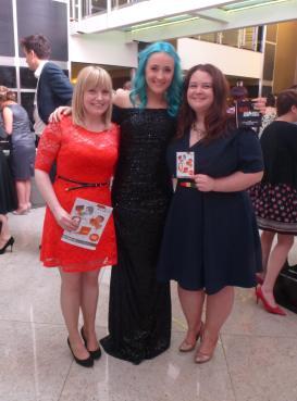 Cassiefairy Bambella Blog and Glitter Daze bloggers at National Blog Awards 2014 My amazing night at the National Blog Awards