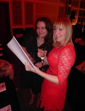 Cassiefairy and Glitter Daze finalist bloggers at National Blog Awards 2014 My amazing night at the National Blog Awards