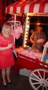 Candy floss stall at National Blog Awards 2014 My amazing night at the National Blog Awards