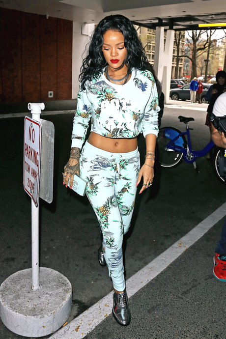 Rihanna Steps Out In New York