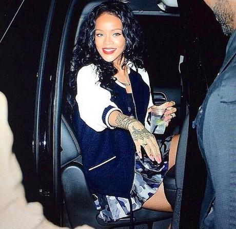 Rihanna Attends Nets Game