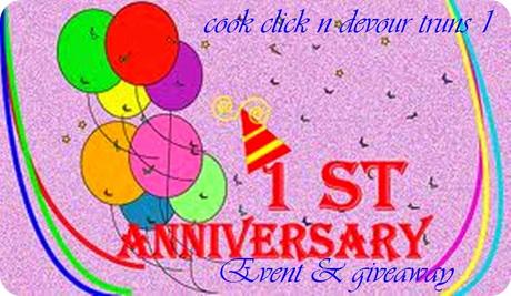 1st anniversary celebration with giveaways !