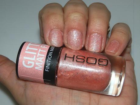 Gosh Glitter Matt Nail Polish Forested Soft Coral Swatches Gosh Glitter Matt Nail Polish Forested Soft Coral Swatches