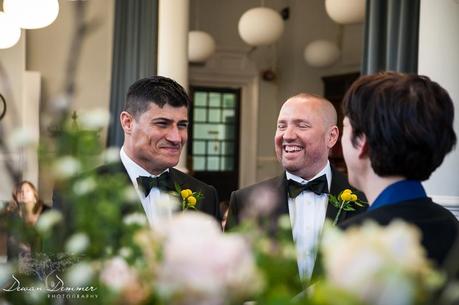 Gay Wedding Ceremony Mayfair Library photography