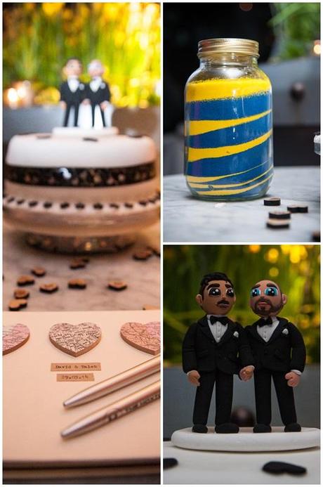 Same Sex Wedding Cake and fun cake top