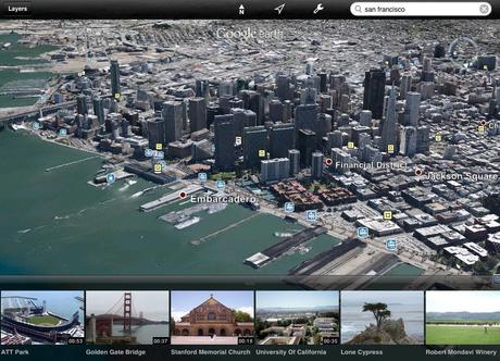 Google Earth app for iPad