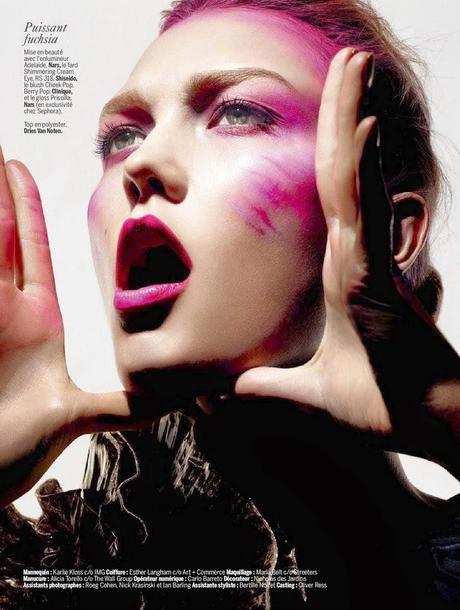 Karlie Kloss for L’Express Styles Magazine, April 2014
