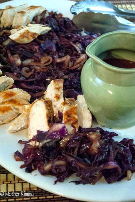 Sweet and Sour Chicken Breasts with Red Cabbage Stir Fry Sweet and Sour Chicken and Red Cabbage