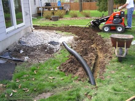 Yard Drain Installation Yard Drain Installation