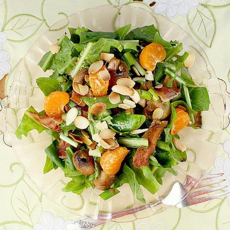 Garden Salad with Orange-Dijon Vinaigrette Garden Salad with Orange-Dijon Vinaigrette