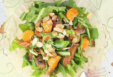 Garden Salad with Orange-Dijon Vinaigrette Garden Salad with Orange-Dijon Vinaigrette
