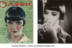 Louise-Brooks---Color-to-orthochromatic-b&W--film Louise-Brooks---Color-to-orthochromatic-b&W--film