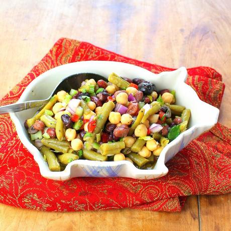 Colorful Bean Salad Colorful
