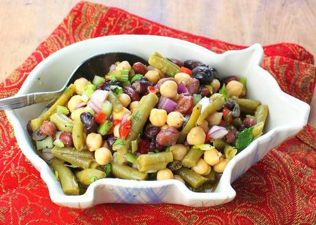Colorful Bean Salad Colorful