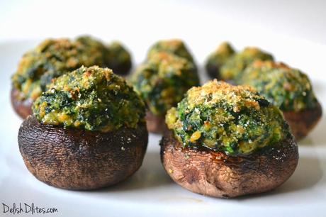 Spinach and Sausage Stuffed Mushrooms DSC_0147ed